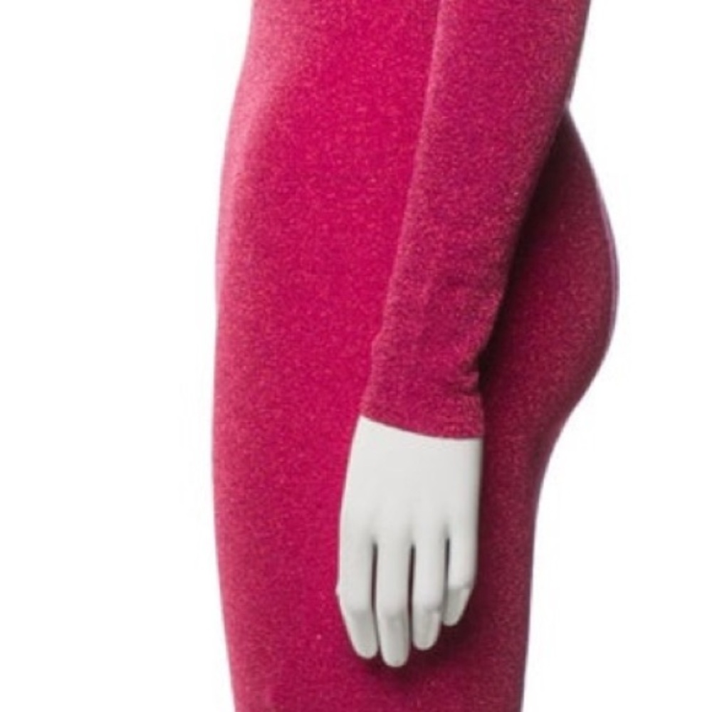 NWT Alice + Olivia Turtleneck Pink Long Sleeve Mini Dress - Picture 4 of 6
